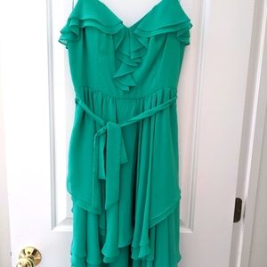Aidan Mattox Ruffle Dress